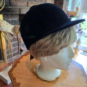 Thomas Townend & Collmest - Vintage Traditional Velvet Equestrian Riding Hat​